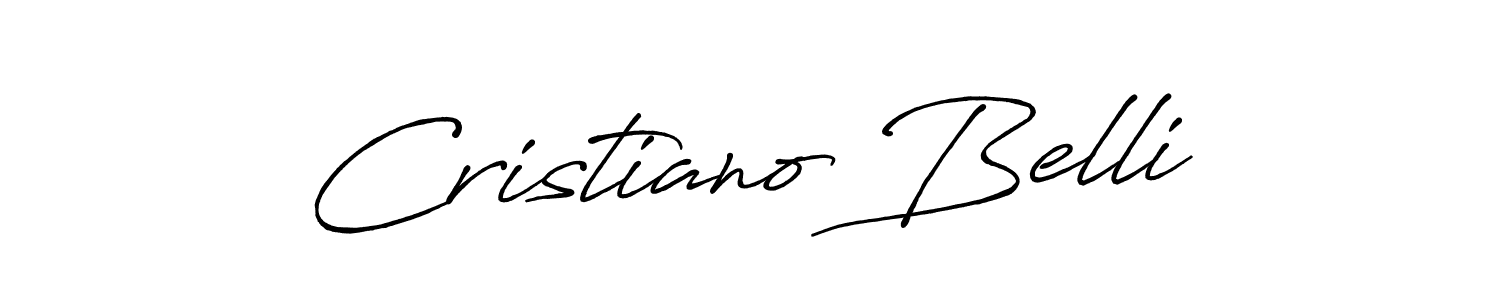 Use a signature maker to create a handwritten signature online. With this signature software, you can design (Antro_Vectra_Bolder) your own signature for name Cristiano Belli. Cristiano Belli signature style 7 images and pictures png