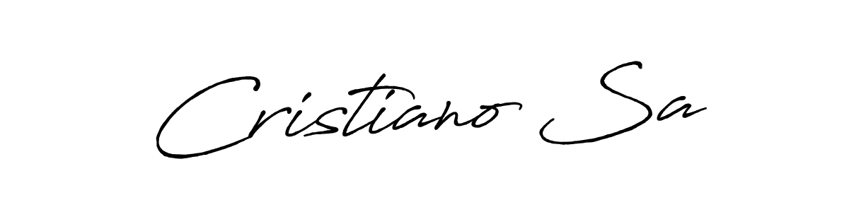 This is the best signature style for the Cristiano Sa name. Also you like these signature font (Antro_Vectra_Bolder). Mix name signature. Cristiano Sa signature style 7 images and pictures png