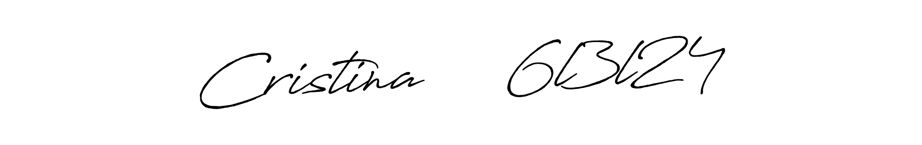 Make a beautiful signature design for name Cristina     6l3l24. With this signature (Antro_Vectra_Bolder) style, you can create a handwritten signature for free. Cristina     6l3l24 signature style 7 images and pictures png