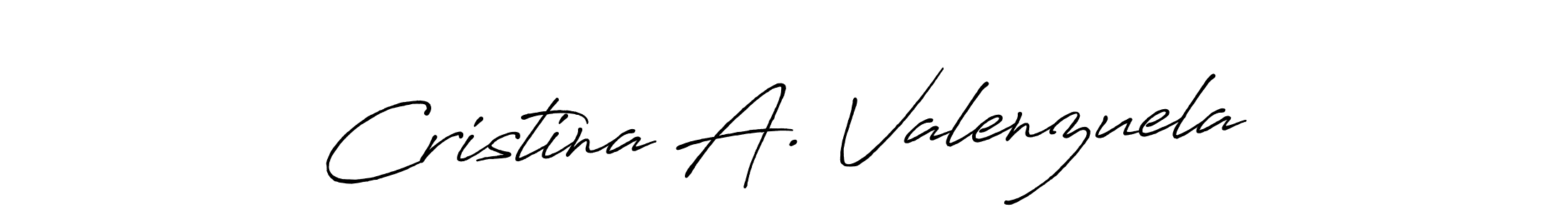 Also You can easily find your signature by using the search form. We will create Cristina A. Valenzuela name handwritten signature images for you free of cost using Antro_Vectra_Bolder sign style. Cristina A. Valenzuela signature style 7 images and pictures png