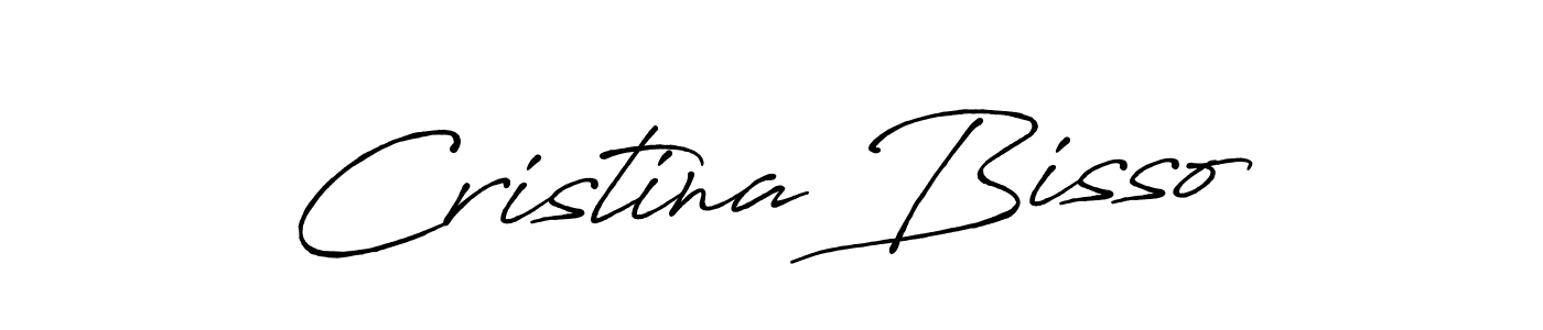How to make Cristina Bisso signature? Antro_Vectra_Bolder is a professional autograph style. Create handwritten signature for Cristina Bisso name. Cristina Bisso signature style 7 images and pictures png