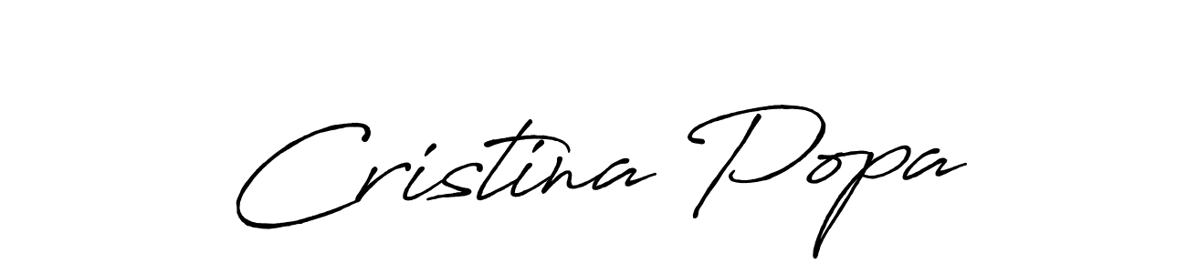 Best and Professional Signature Style for Cristina Popa. Antro_Vectra_Bolder Best Signature Style Collection. Cristina Popa signature style 7 images and pictures png