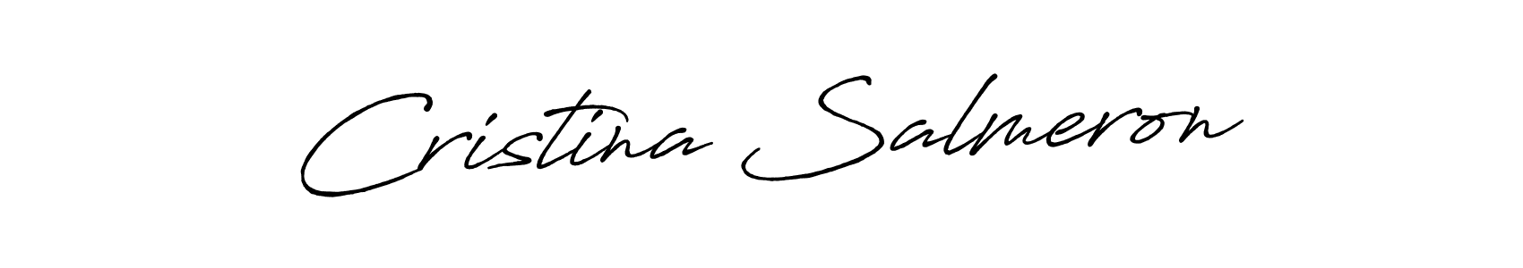 Also we have Cristina Salmeron name is the best signature style. Create professional handwritten signature collection using Antro_Vectra_Bolder autograph style. Cristina Salmeron signature style 7 images and pictures png