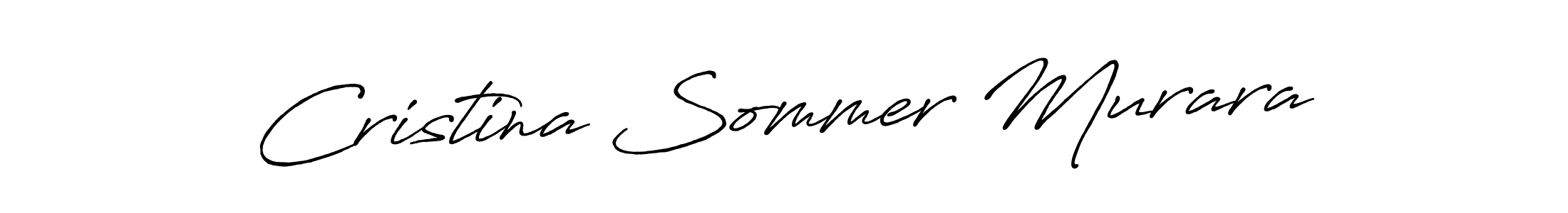 You should practise on your own different ways (Antro_Vectra_Bolder) to write your name (Cristina Sommer Murara) in signature. don't let someone else do it for you. Cristina Sommer Murara signature style 7 images and pictures png