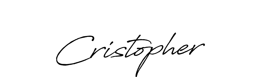 How to make Cristopher name signature. Use Antro_Vectra_Bolder style for creating short signs online. This is the latest handwritten sign. Cristopher signature style 7 images and pictures png