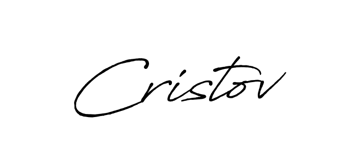 Once you've used our free online signature maker to create your best signature Antro_Vectra_Bolder style, it's time to enjoy all of the benefits that Cristov name signing documents. Cristov signature style 7 images and pictures png