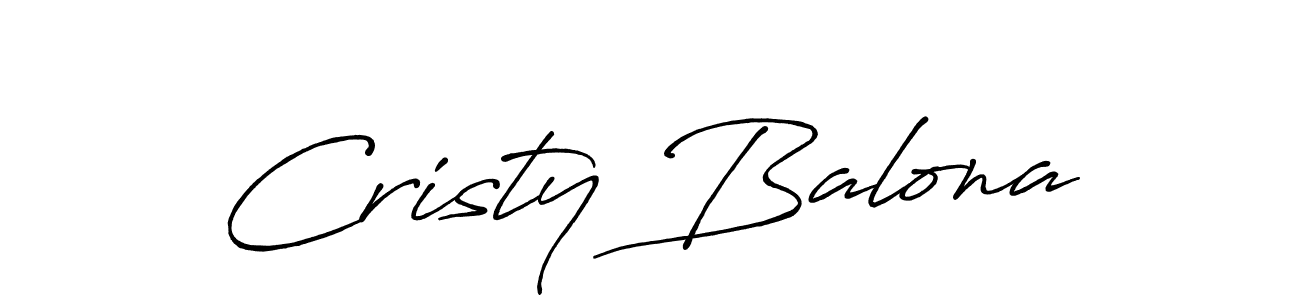 Make a short Cristy Balona signature style. Manage your documents anywhere anytime using Antro_Vectra_Bolder. Create and add eSignatures, submit forms, share and send files easily. Cristy Balona signature style 7 images and pictures png