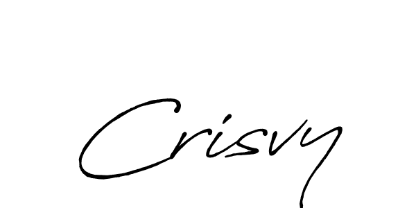 if you are searching for the best signature style for your name Crisvy. so please give up your signature search. here we have designed multiple signature styles  using Antro_Vectra_Bolder. Crisvy signature style 7 images and pictures png