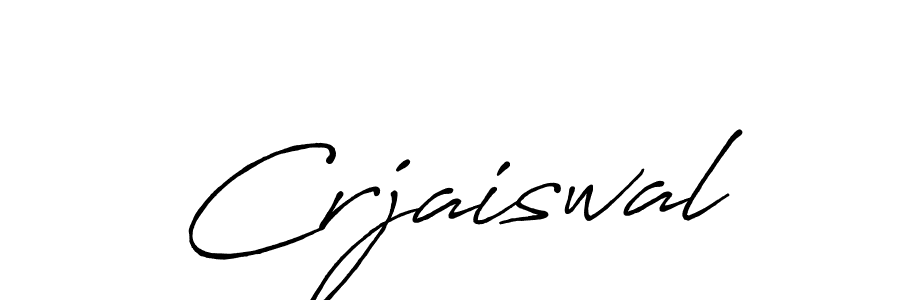 It looks lik you need a new signature style for name Crjaiswal. Design unique handwritten (Antro_Vectra_Bolder) signature with our free signature maker in just a few clicks. Crjaiswal signature style 7 images and pictures png