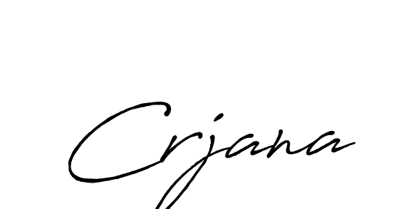 Once you've used our free online signature maker to create your best signature Antro_Vectra_Bolder style, it's time to enjoy all of the benefits that Crjana name signing documents. Crjana signature style 7 images and pictures png