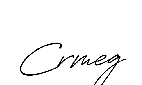 How to make Crmeg signature? Antro_Vectra_Bolder is a professional autograph style. Create handwritten signature for Crmeg name. Crmeg signature style 7 images and pictures png