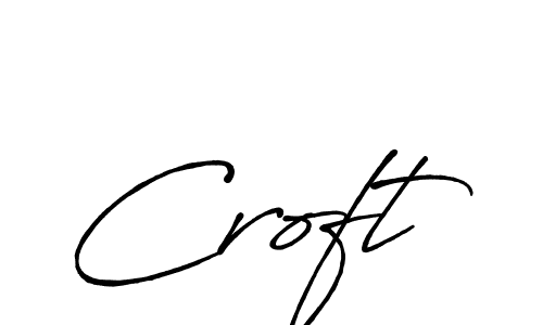 The best way (Antro_Vectra_Bolder) to make a short signature is to pick only two or three words in your name. The name Croft include a total of six letters. For converting this name. Croft signature style 7 images and pictures png