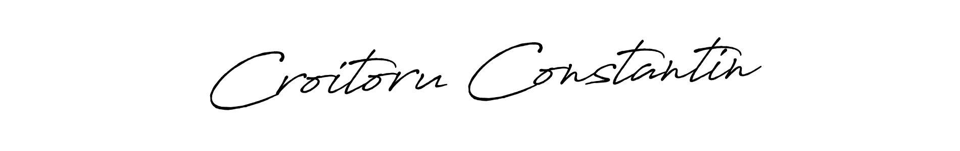 Design your own signature with our free online signature maker. With this signature software, you can create a handwritten (Antro_Vectra_Bolder) signature for name Croitoru Constantin. Croitoru Constantin signature style 7 images and pictures png
