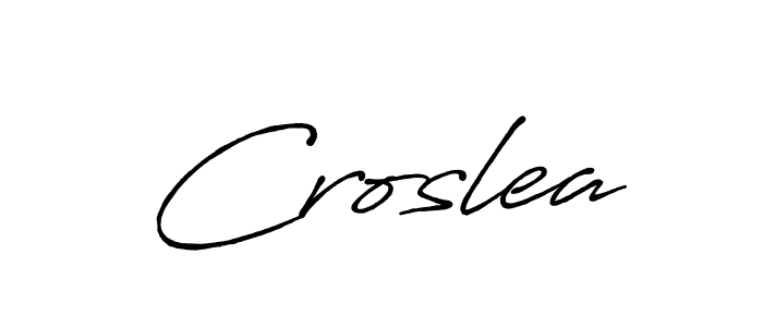 Create a beautiful signature design for name Croslea. With this signature (Antro_Vectra_Bolder) fonts, you can make a handwritten signature for free. Croslea signature style 7 images and pictures png