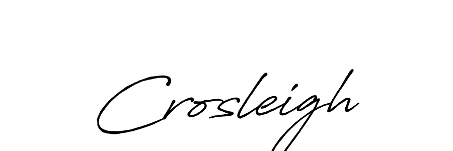 if you are searching for the best signature style for your name Crosleigh. so please give up your signature search. here we have designed multiple signature styles  using Antro_Vectra_Bolder. Crosleigh signature style 7 images and pictures png