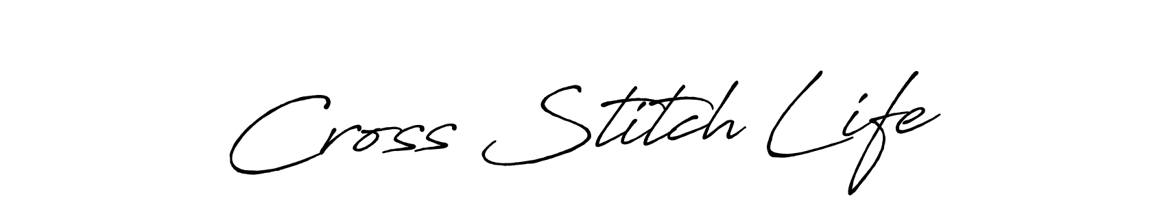 Similarly Antro_Vectra_Bolder is the best handwritten signature design. Signature creator online .You can use it as an online autograph creator for name Cross Stitch Life. Cross Stitch Life signature style 7 images and pictures png