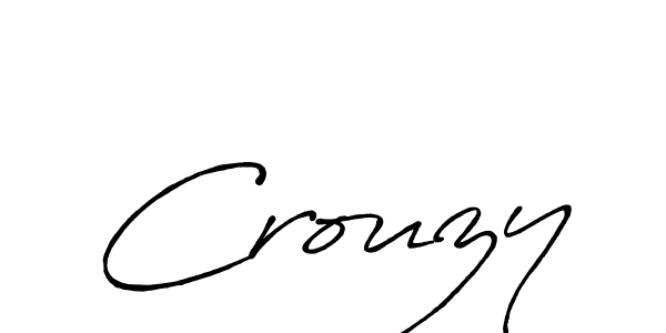 Make a beautiful signature design for name Crouzy. With this signature (Antro_Vectra_Bolder) style, you can create a handwritten signature for free. Crouzy signature style 7 images and pictures png