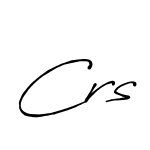 Crs stylish signature style. Best Handwritten Sign (Antro_Vectra_Bolder) for my name. Handwritten Signature Collection Ideas for my name Crs. Crs signature style 7 images and pictures png