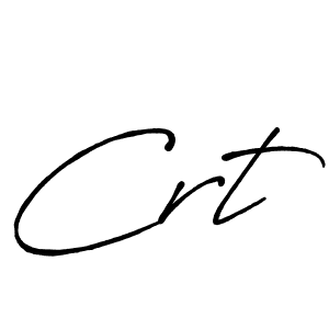 if you are searching for the best signature style for your name Crt. so please give up your signature search. here we have designed multiple signature styles  using Antro_Vectra_Bolder. Crt signature style 7 images and pictures png