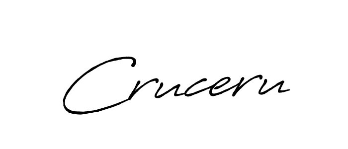 Create a beautiful signature design for name Cruceru. With this signature (Antro_Vectra_Bolder) fonts, you can make a handwritten signature for free. Cruceru signature style 7 images and pictures png