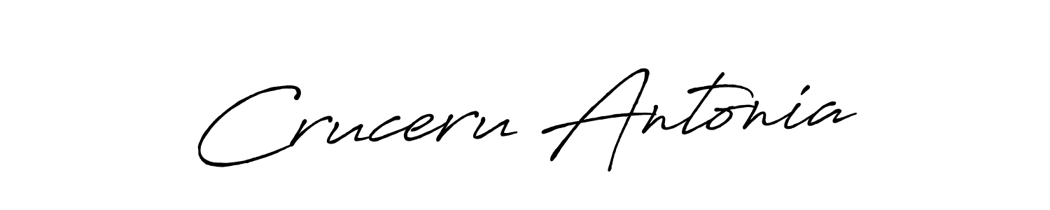 Use a signature maker to create a handwritten signature online. With this signature software, you can design (Antro_Vectra_Bolder) your own signature for name Cruceru Antonia. Cruceru Antonia signature style 7 images and pictures png