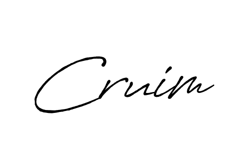 You should practise on your own different ways (Antro_Vectra_Bolder) to write your name (Cruim) in signature. don't let someone else do it for you. Cruim signature style 7 images and pictures png