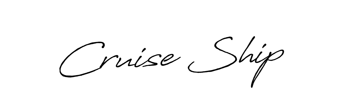 How to Draw Cruise Ship signature style? Antro_Vectra_Bolder is a latest design signature styles for name Cruise Ship. Cruise Ship signature style 7 images and pictures png