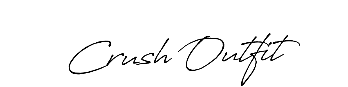 Crush Outfit stylish signature style. Best Handwritten Sign (Antro_Vectra_Bolder) for my name. Handwritten Signature Collection Ideas for my name Crush Outfit. Crush Outfit signature style 7 images and pictures png