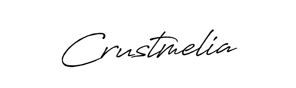 You should practise on your own different ways (Antro_Vectra_Bolder) to write your name (Crustmelia) in signature. don't let someone else do it for you. Crustmelia signature style 7 images and pictures png