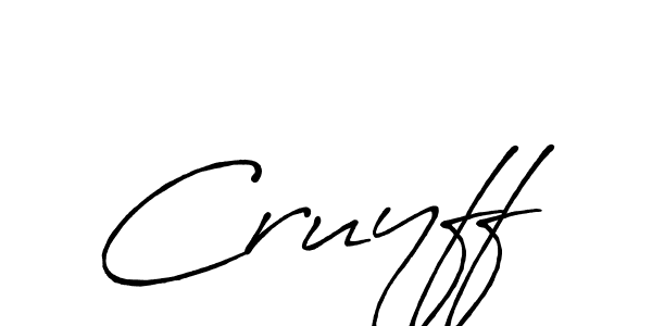 You should practise on your own different ways (Antro_Vectra_Bolder) to write your name (Cruyff) in signature. don't let someone else do it for you. Cruyff signature style 7 images and pictures png