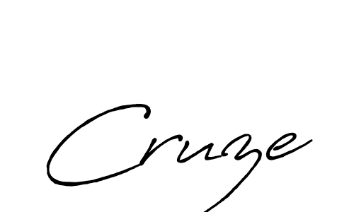 Create a beautiful signature design for name Cruze. With this signature (Antro_Vectra_Bolder) fonts, you can make a handwritten signature for free. Cruze signature style 7 images and pictures png