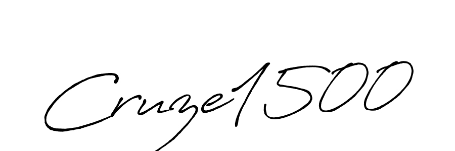 Design your own signature with our free online signature maker. With this signature software, you can create a handwritten (Antro_Vectra_Bolder) signature for name Cruze1500. Cruze1500 signature style 7 images and pictures png