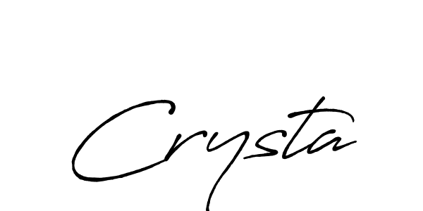 It looks lik you need a new signature style for name Crysta. Design unique handwritten (Antro_Vectra_Bolder) signature with our free signature maker in just a few clicks. Crysta signature style 7 images and pictures png