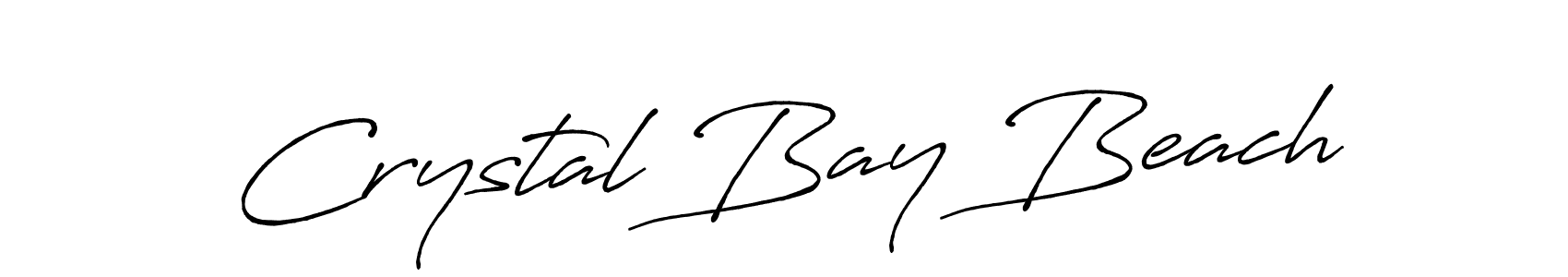 How to make Crystal Bay Beach name signature. Use Antro_Vectra_Bolder style for creating short signs online. This is the latest handwritten sign. Crystal Bay Beach signature style 7 images and pictures png