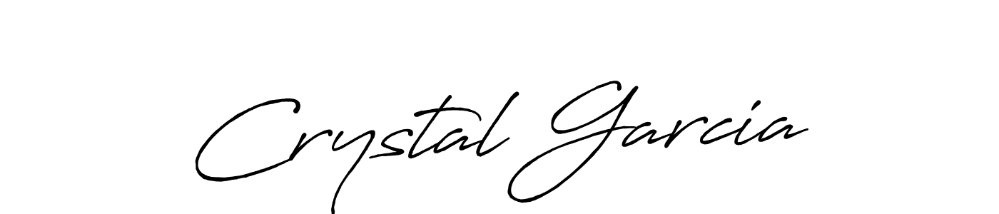 Crystal Garcia stylish signature style. Best Handwritten Sign (Antro_Vectra_Bolder) for my name. Handwritten Signature Collection Ideas for my name Crystal Garcia. Crystal Garcia signature style 7 images and pictures png