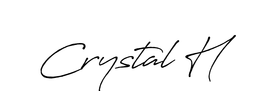 How to Draw Crystal H signature style? Antro_Vectra_Bolder is a latest design signature styles for name Crystal H. Crystal H signature style 7 images and pictures png