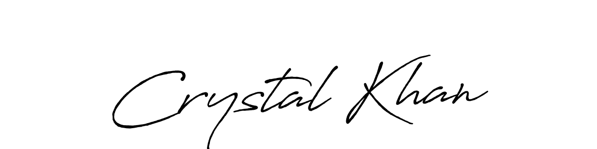 Similarly Antro_Vectra_Bolder is the best handwritten signature design. Signature creator online .You can use it as an online autograph creator for name Crystal Khan. Crystal Khan signature style 7 images and pictures png