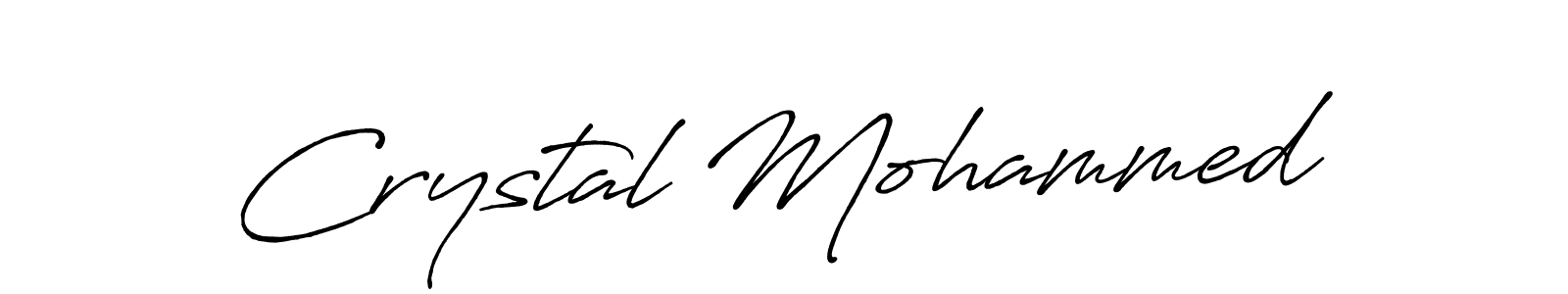 The best way (Antro_Vectra_Bolder) to make a short signature is to pick only two or three words in your name. The name Crystal Mohammed include a total of six letters. For converting this name. Crystal Mohammed signature style 7 images and pictures png