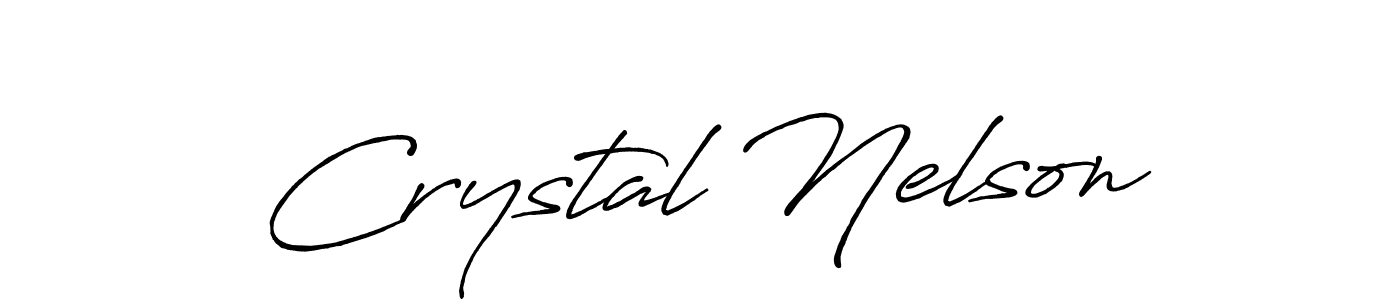 Make a beautiful signature design for name Crystal Nelson. With this signature (Antro_Vectra_Bolder) style, you can create a handwritten signature for free. Crystal Nelson signature style 7 images and pictures png