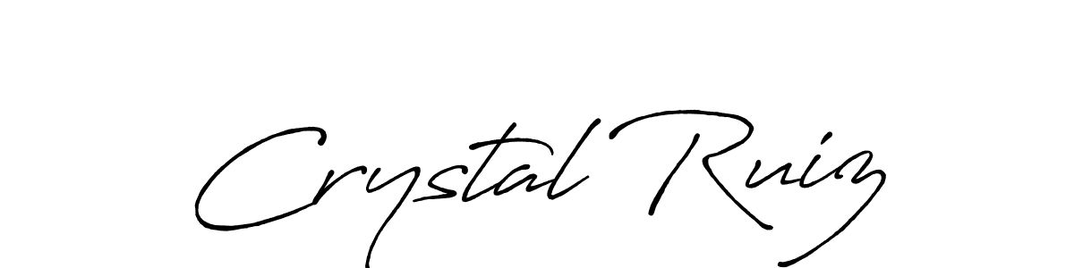 Design your own signature with our free online signature maker. With this signature software, you can create a handwritten (Antro_Vectra_Bolder) signature for name Crystal Ruiz. Crystal Ruiz signature style 7 images and pictures png