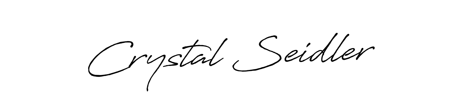 Design your own signature with our free online signature maker. With this signature software, you can create a handwritten (Antro_Vectra_Bolder) signature for name Crystal Seidler. Crystal Seidler signature style 7 images and pictures png