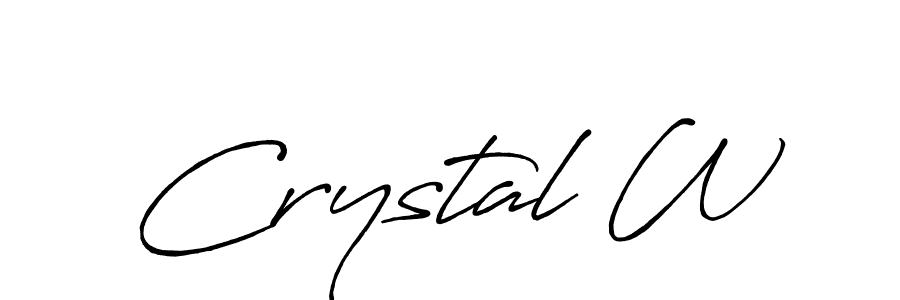 Make a beautiful signature design for name Crystal W. Use this online signature maker to create a handwritten signature for free. Crystal W signature style 7 images and pictures png