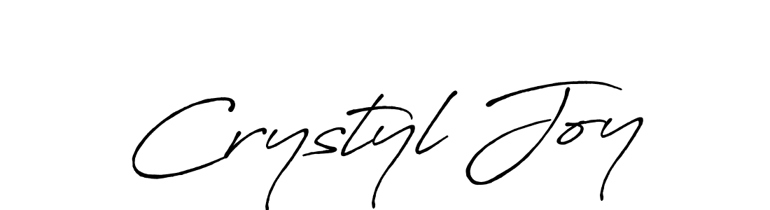 How to make Crystyl Joy name signature. Use Antro_Vectra_Bolder style for creating short signs online. This is the latest handwritten sign. Crystyl Joy signature style 7 images and pictures png