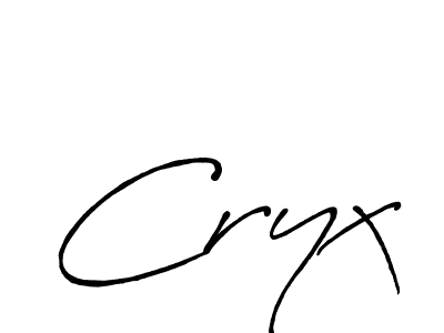 Create a beautiful signature design for name Cryx. With this signature (Antro_Vectra_Bolder) fonts, you can make a handwritten signature for free. Cryx signature style 7 images and pictures png