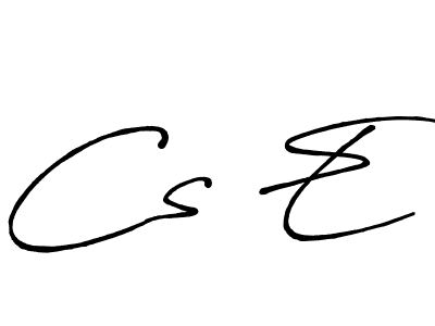 How to Draw Cs E signature style? Antro_Vectra_Bolder is a latest design signature styles for name Cs E. Cs E signature style 7 images and pictures png