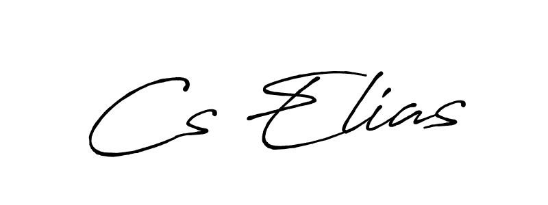 Similarly Antro_Vectra_Bolder is the best handwritten signature design. Signature creator online .You can use it as an online autograph creator for name Cs Elias. Cs Elias signature style 7 images and pictures png