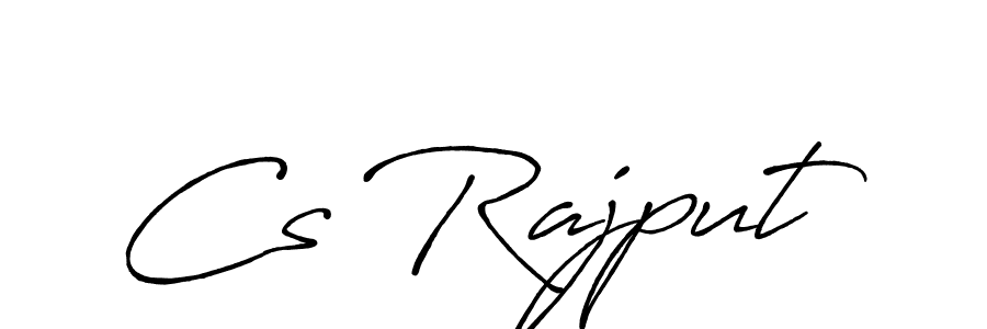 You should practise on your own different ways (Antro_Vectra_Bolder) to write your name (Cs Rajput) in signature. don't let someone else do it for you. Cs Rajput signature style 7 images and pictures png