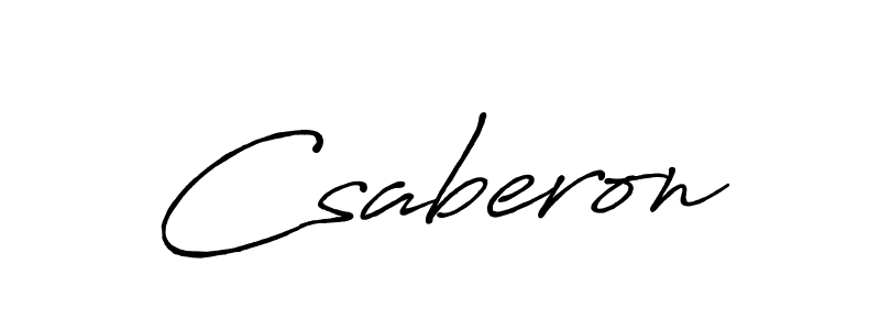 Also You can easily find your signature by using the search form. We will create Csaberon name handwritten signature images for you free of cost using Antro_Vectra_Bolder sign style. Csaberon signature style 7 images and pictures png