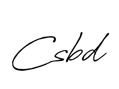 How to make Csbd signature? Antro_Vectra_Bolder is a professional autograph style. Create handwritten signature for Csbd name. Csbd signature style 7 images and pictures png