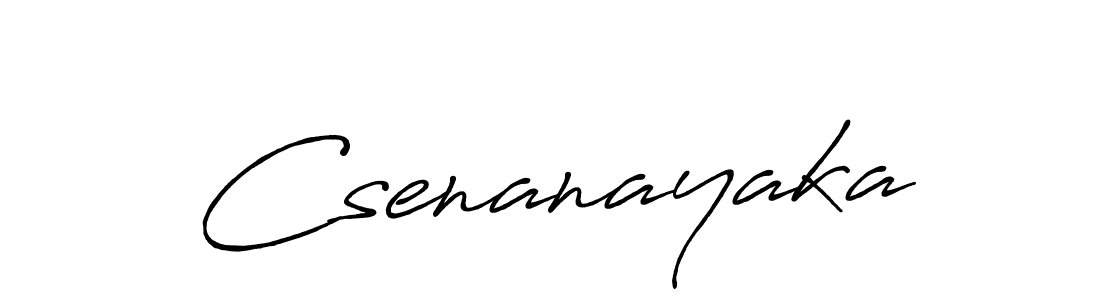 Design your own signature with our free online signature maker. With this signature software, you can create a handwritten (Antro_Vectra_Bolder) signature for name Csenanayaka. Csenanayaka signature style 7 images and pictures png